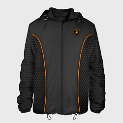 Куртка с капюшоном мужская Lamborghini Style, цвет: 3D-черный