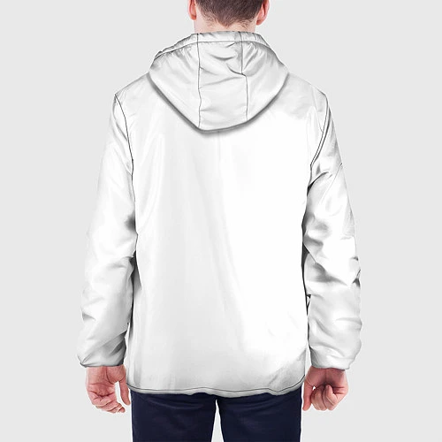 Мужская куртка Marshmallow: White Only / 3D-Черный – фото 4