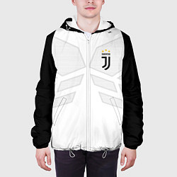 Куртка с капюшоном мужская JUVENTUS SPORT, цвет: 3D-белый — фото 2