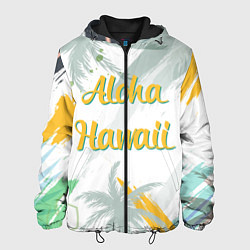 Куртка с капюшоном мужская Aloha Hawaii, цвет: 3D-черный