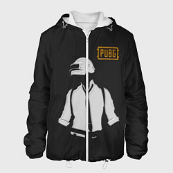 Куртка с капюшоном мужская PUBG: Online, цвет: 3D-белый