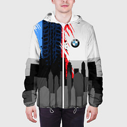 Куртка с капюшоном мужская BMW: Speed City, цвет: 3D-белый — фото 2