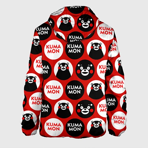 Мужская куртка Kumamon Pattern / 3D-Белый – фото 2