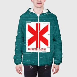 Куртка с капюшоном мужская Cyberpunk: Trauma Team, цвет: 3D-белый — фото 2