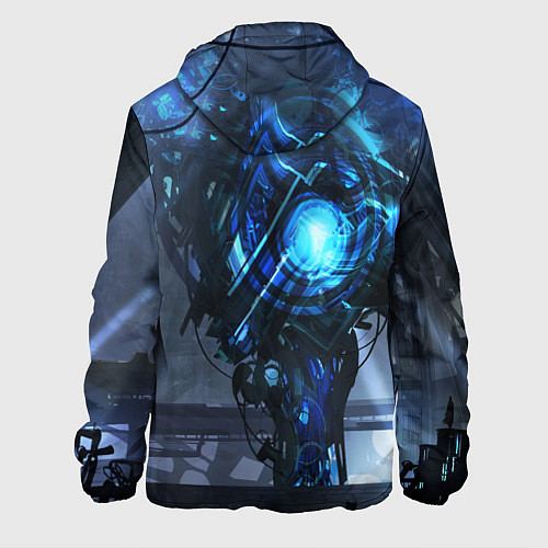 Мужская куртка Cyberpunk 2077 / 3D-Белый – фото 2