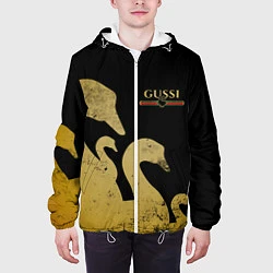 Куртка с капюшоном мужская GUSSI: Gold Edition, цвет: 3D-белый — фото 2