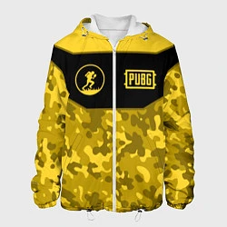 Куртка с капюшоном мужская PUBG Runner, цвет: 3D-белый