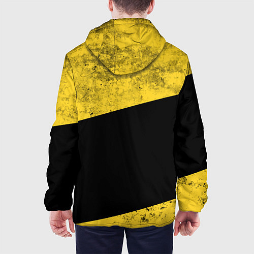 Мужская куртка PUBG: Yellow Grunge / 3D-Черный – фото 4