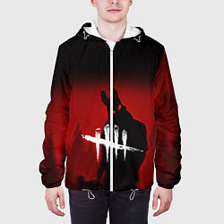 Куртка с капюшоном мужская Dead by Daylight, цвет: 3D-белый — фото 2