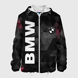Куртка с капюшоном мужская BMW: Polygon, цвет: 3D-белый