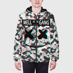 Куртка с капюшоном мужская Mell x Gang, цвет: 3D-черный — фото 2