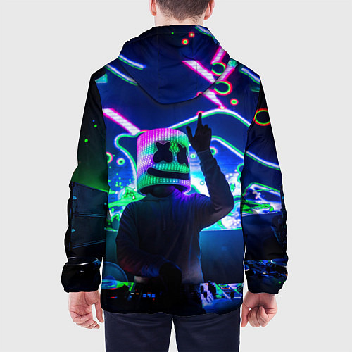 Мужская куртка Marshmello: Neon DJ / 3D-Черный – фото 4