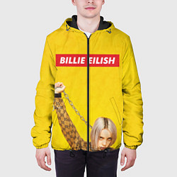 Куртка с капюшоном мужская Billie Eilish, цвет: 3D-черный — фото 2