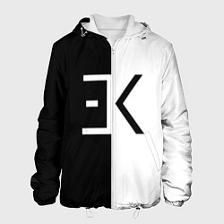 Куртка с капюшоном мужская Егор Крид: ЕК, цвет: 3D-белый