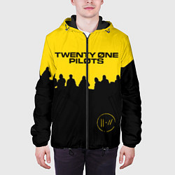 Куртка с капюшоном мужская TOP: TRENCH, цвет: 3D-черный — фото 2