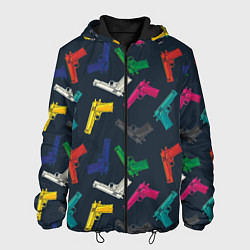 Мужская куртка Разноцветные пистолеты