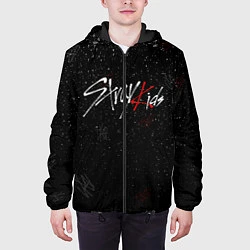 Куртка с капюшоном мужская STRAY KIDS, цвет: 3D-черный — фото 2