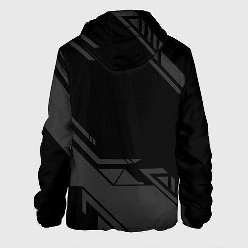 Мужская куртка Cyberpunk 2077: Grey Samurai / 3D-Белый – фото 2