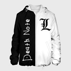 Куртка с капюшоном мужская Death Note 2, цвет: 3D-белый