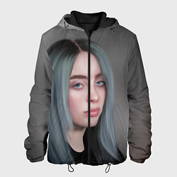 Куртка с капюшоном мужская Billie Eilish: Ocean Eyes, цвет: 3D-черный