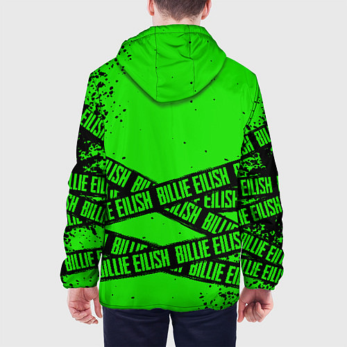 Мужская куртка BILLIE EILISH: Green & Black Tape / 3D-Черный – фото 4