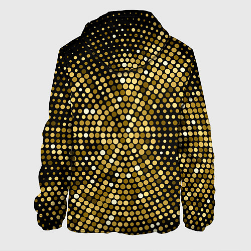 Мужская куртка Золотые блестящие блестки / 3D-Белый – фото 2
