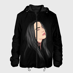 Куртка с капюшоном мужская Billie Eilish: Black Style, цвет: 3D-черный