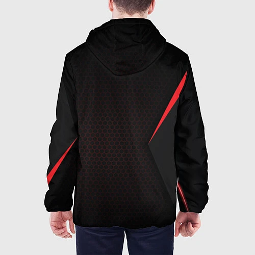 Мужская куртка Mass Effect N7 / 3D-Черный – фото 4