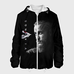 Куртка с капюшоном мужская Vikings, цвет: 3D-белый