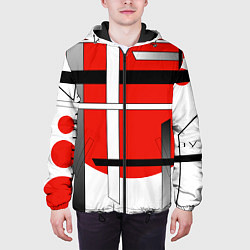 Куртка с капюшоном мужская JAPAN, цвет: 3D-черный — фото 2