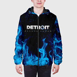 Куртка с капюшоном мужская DETROIT BECOME HUMAN, цвет: 3D-черный — фото 2