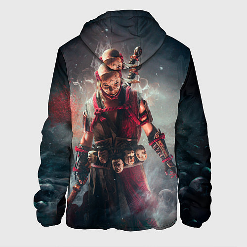 Мужская куртка Shadows of the Hitokiri art / 3D-Белый – фото 2