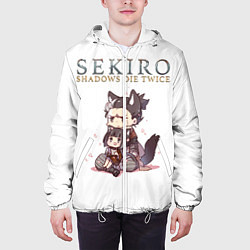 Куртка с капюшоном мужская Sekiro:Shadows Die Twice, цвет: 3D-белый — фото 2