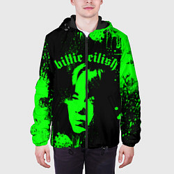 Куртка с капюшоном мужская Billie eilish, цвет: 3D-черный — фото 2