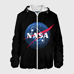 Куртка с капюшоном мужская NASA Black Hole, цвет: 3D-белый