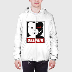 Куртка с капюшоном мужская Monokuma, цвет: 3D-белый — фото 2