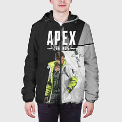 Куртка с капюшоном мужская Apex Legends, цвет: 3D-черный — фото 2