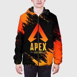 Куртка с капюшоном мужская APEX LEGENDS, цвет: 3D-черный — фото 2
