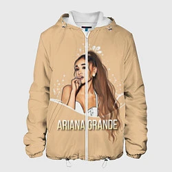 Куртка с капюшоном мужская Ariana Grande Ариана Гранде, цвет: 3D-белый