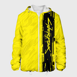 Куртка с капюшоном мужская CYBERPUNK 2077, цвет: 3D-белый