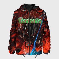 Куртка с капюшоном мужская Terraria, цвет: 3D-черный