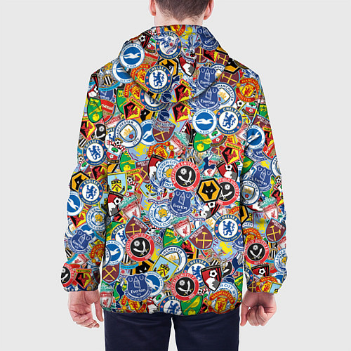 Мужская куртка Английская Премьер Лига / 3D-Черный – фото 4