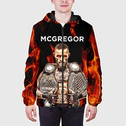 Куртка с капюшоном мужская CONOR McGREGOR, цвет: 3D-черный — фото 2