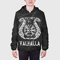 Куртка с капюшоном мужская Valhalla, цвет: 3D-черный — фото 2
