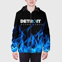 Куртка с капюшоном мужская DETROIT: BECOME HUMAN, цвет: 3D-черный — фото 2