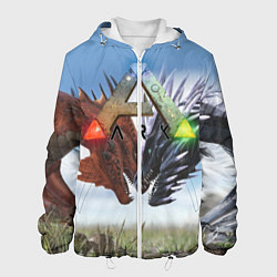 Куртка с капюшоном мужская Ark Survival Evolved, цвет: 3D-белый