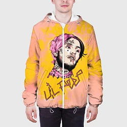 Куртка с капюшоном мужская Lil Peep, цвет: 3D-белый — фото 2