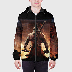 Куртка с капюшоном мужская Sekiro shadows die twice, цвет: 3D-черный — фото 2
