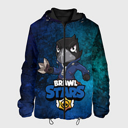 Куртка с капюшоном мужская Brawl Stars CROW, цвет: 3D-черный