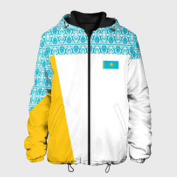 Куртка с капюшоном мужская Казахстан Форма, цвет: 3D-черный